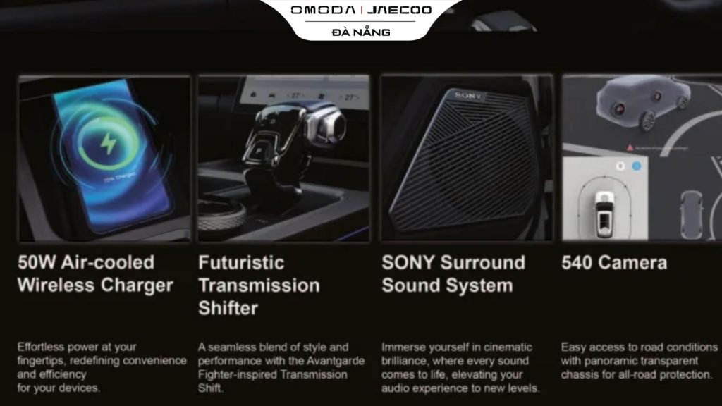 Nội thất Jaecoo J7 Flagship